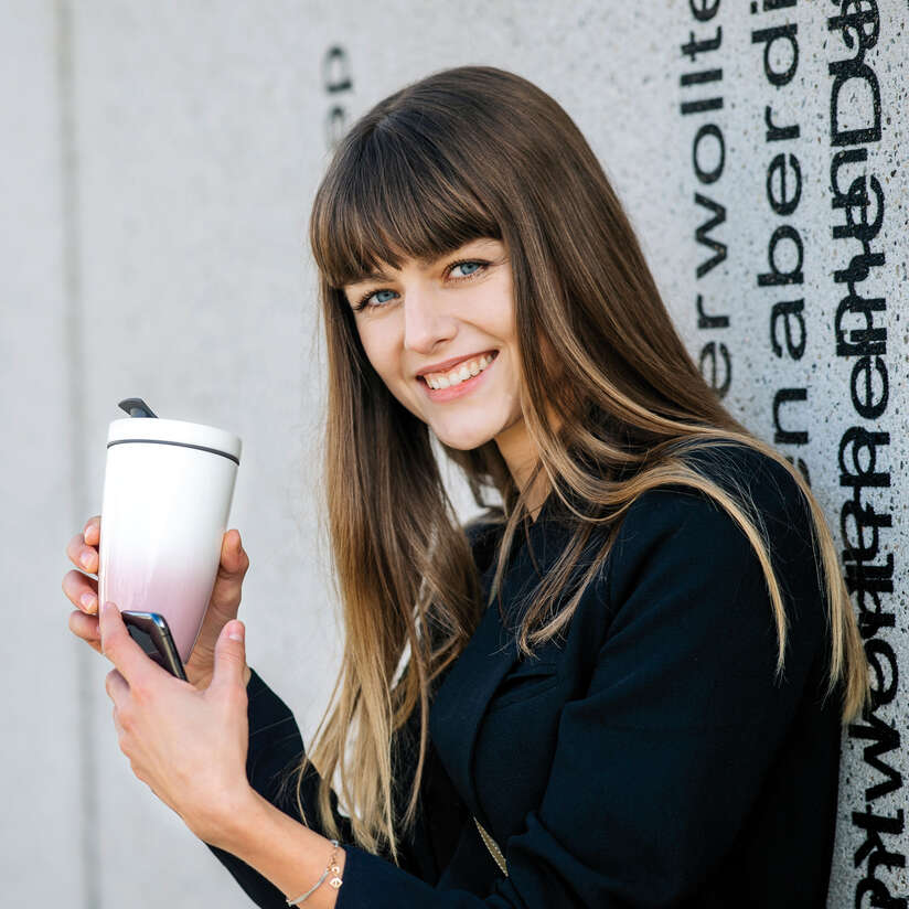 To Go Travel coffee mug, Powder