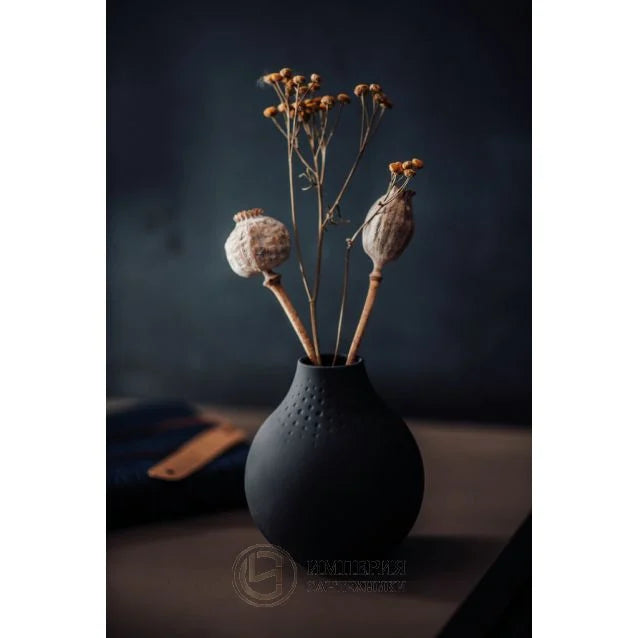 Manufacture Collier Blanc Perle vase 12cm