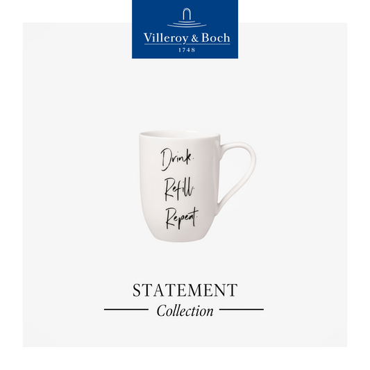 Statement Mug - Drink. Refill. Repeat, 290mL