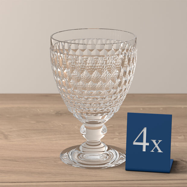 Boston Water Goblet Clear, Box of 4