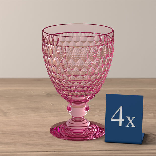 Water Goblet Rose, Box of 4