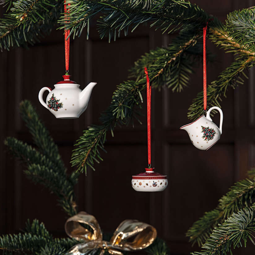 Toy's Delight Christmas ornaments coffee set, 3pcs