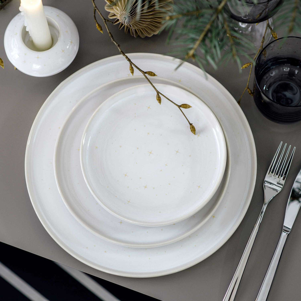 Winter Glow Breakfast/ dessert plate