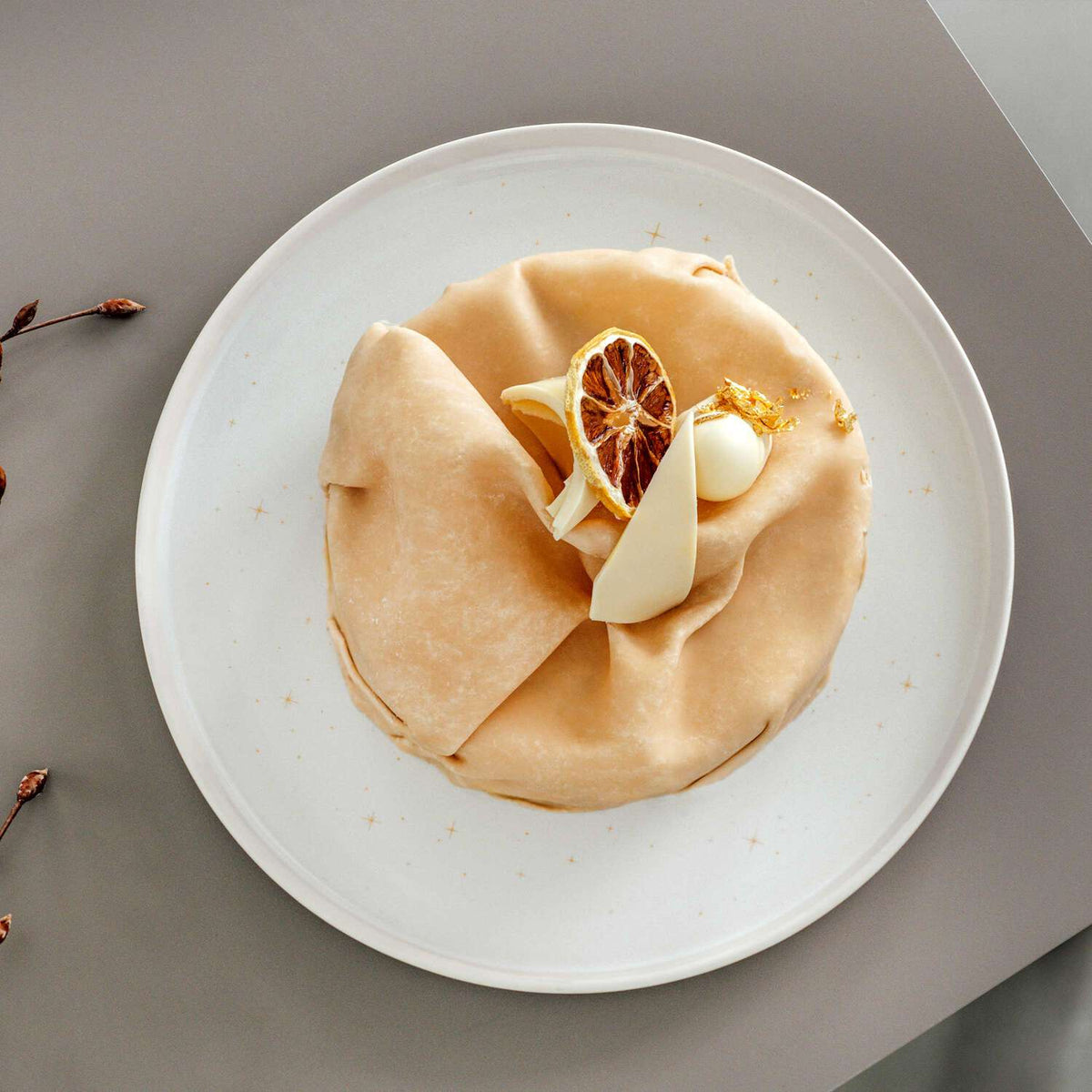 Winter Glow Breakfast/ dessert plate