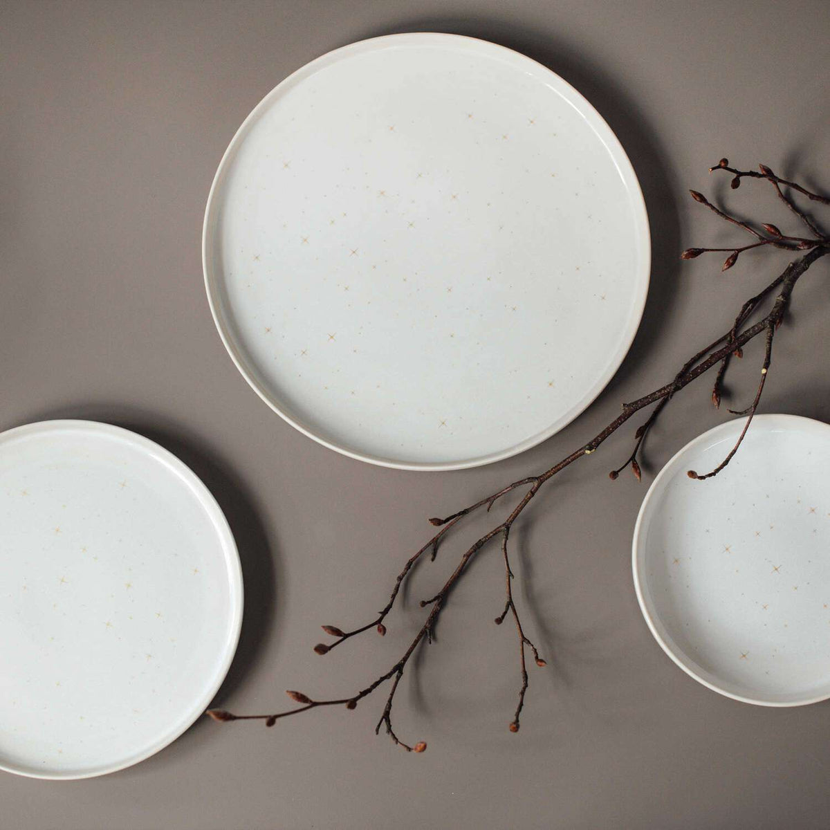Winter Glow Flat bowl small