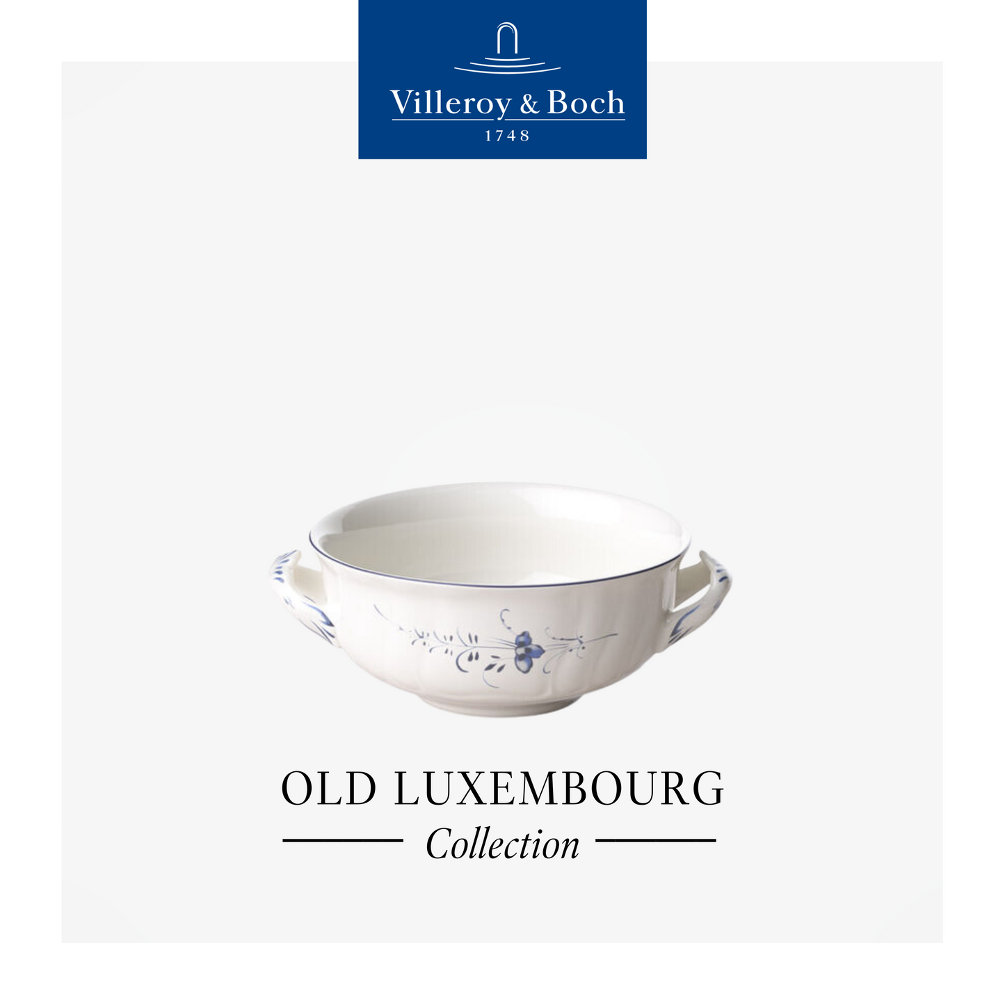 Old Luxembourg soup cup, Box of 6