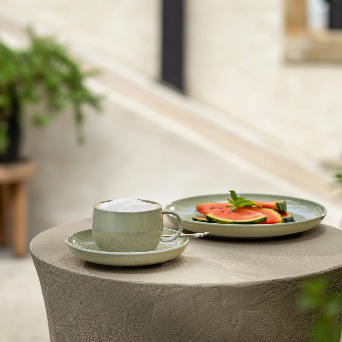Perlemor Alga Breakfast Plate 24cm