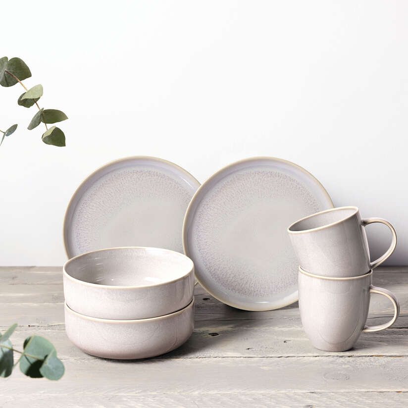 Crafted Breakfast set Cotton, set for 2