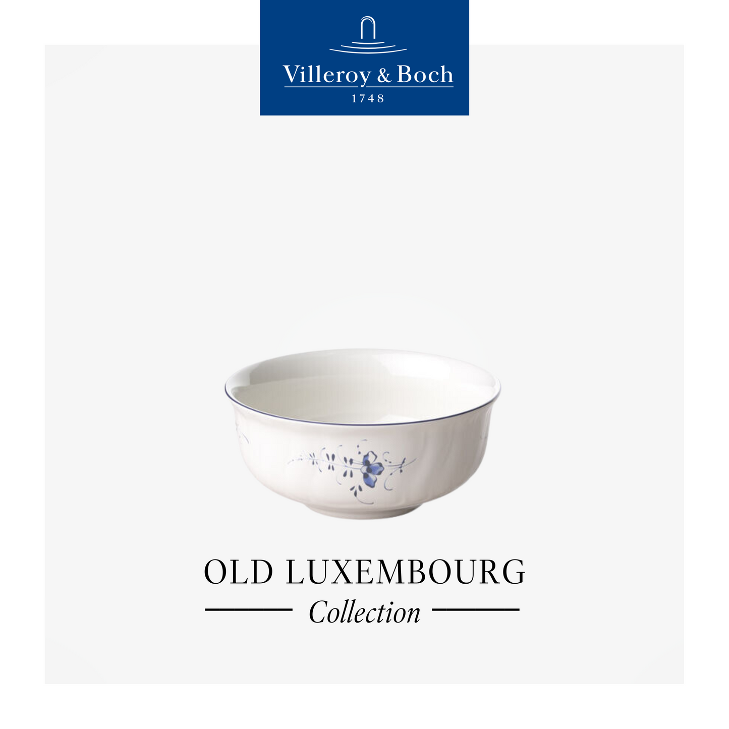 Old Luxembourg dessert bowl, Box of 6*