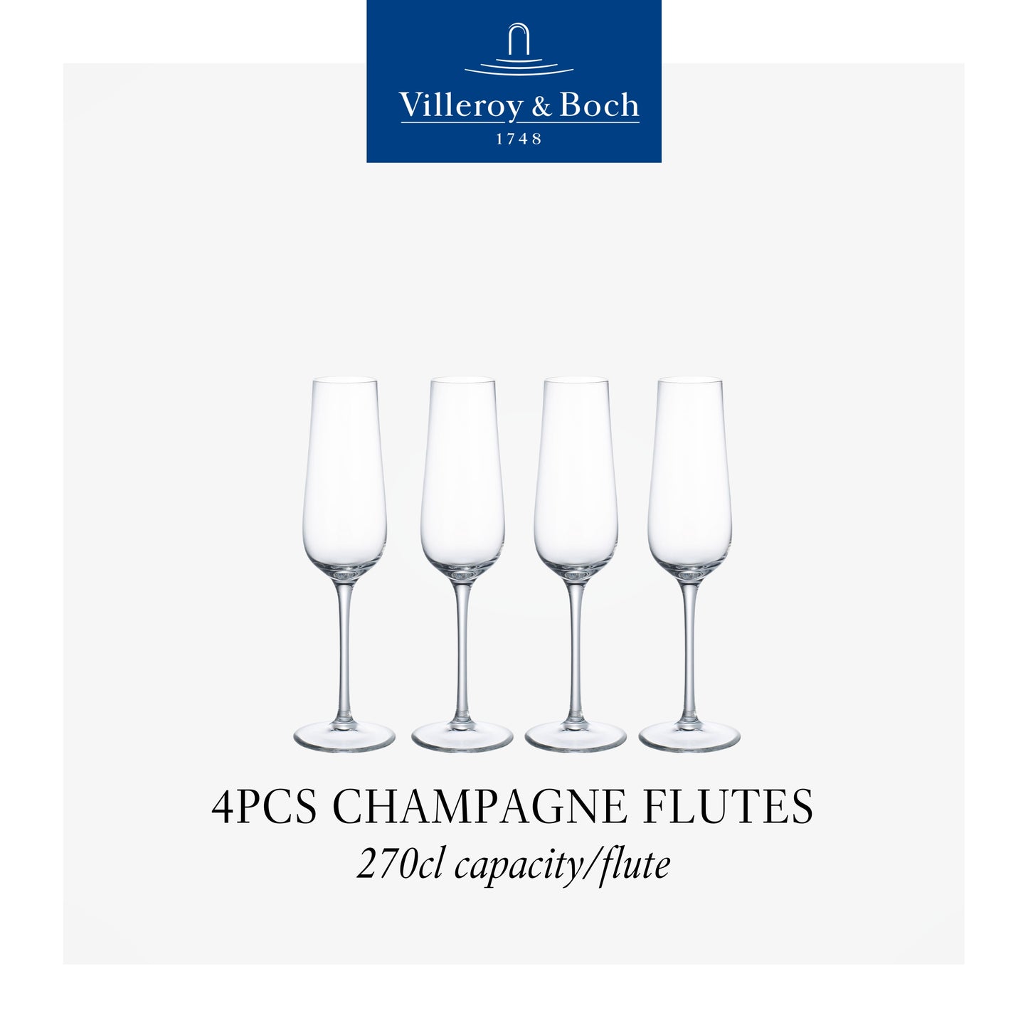 Purismo Champagne flute, x4