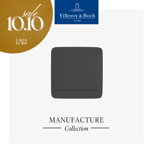 Manufacture Rock Square Flat Plate, 28 cm