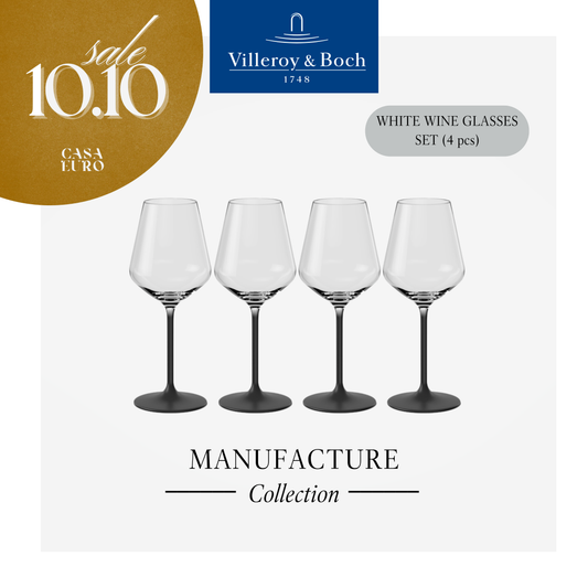 Manufacture Rock Stems White Wine Goblet, x4