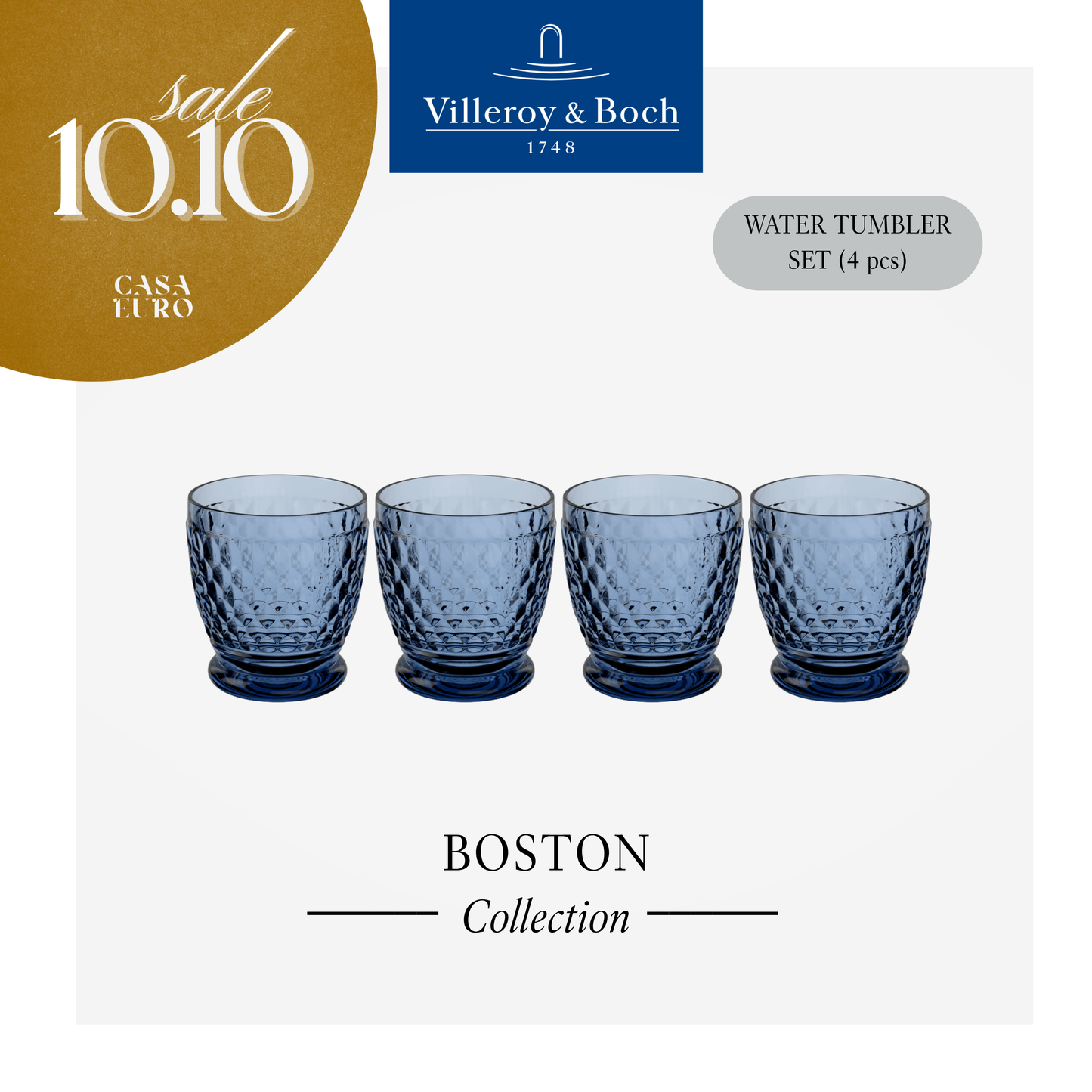 Boston Tumbler, Box of 4