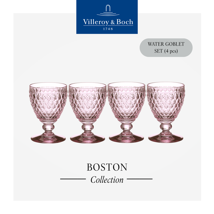 Boston Water Goblet, Box of 4 – Casa Euro
