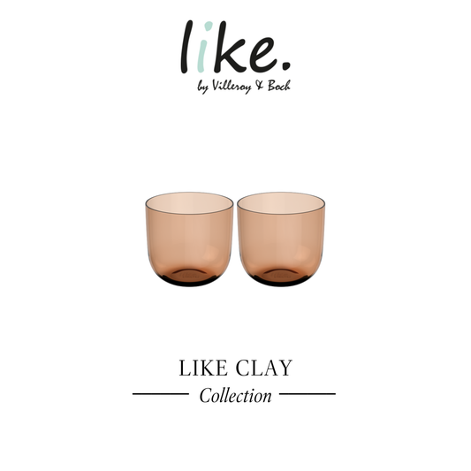 Like. Water Glasses Set of 2