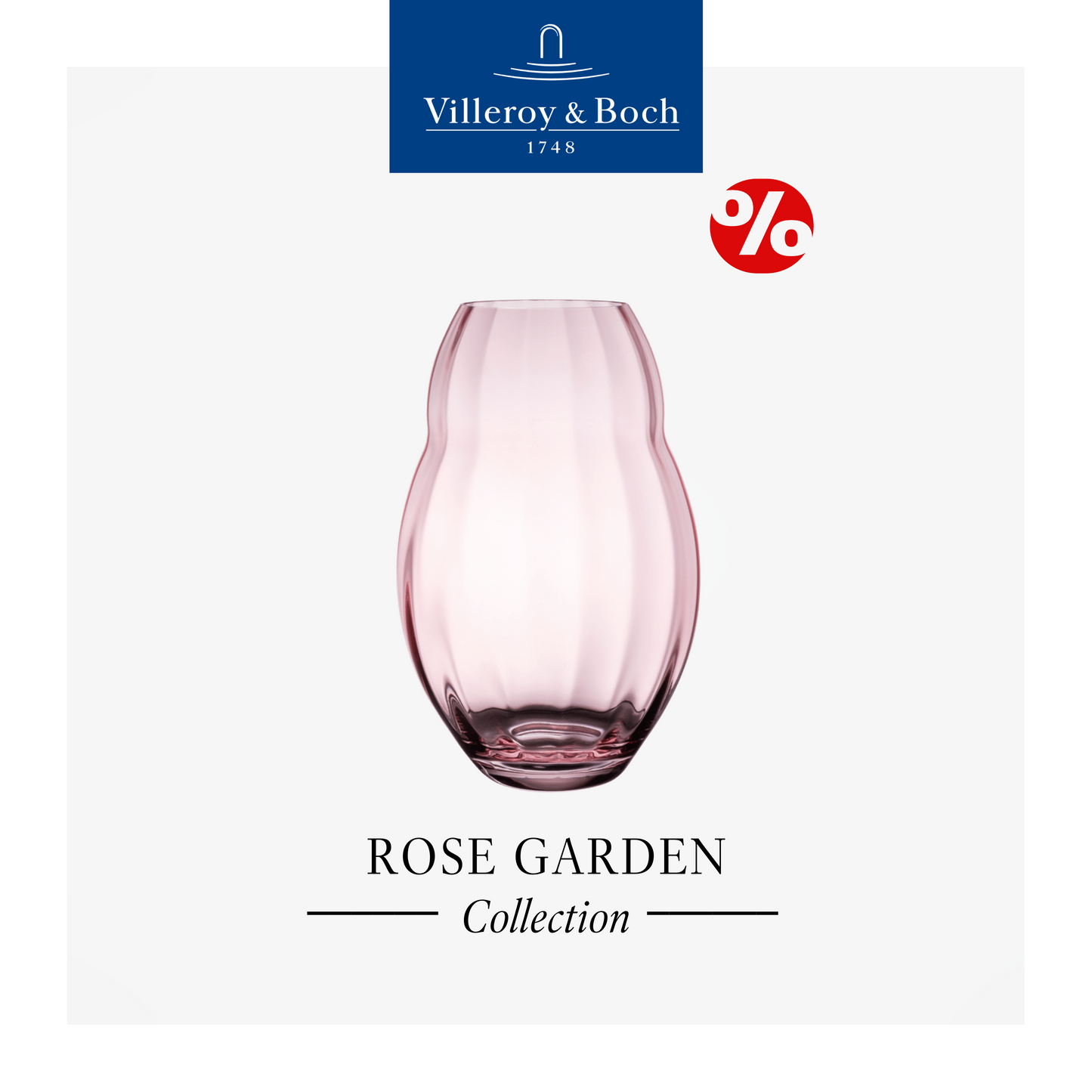 Rose Garden Home vase 20cm