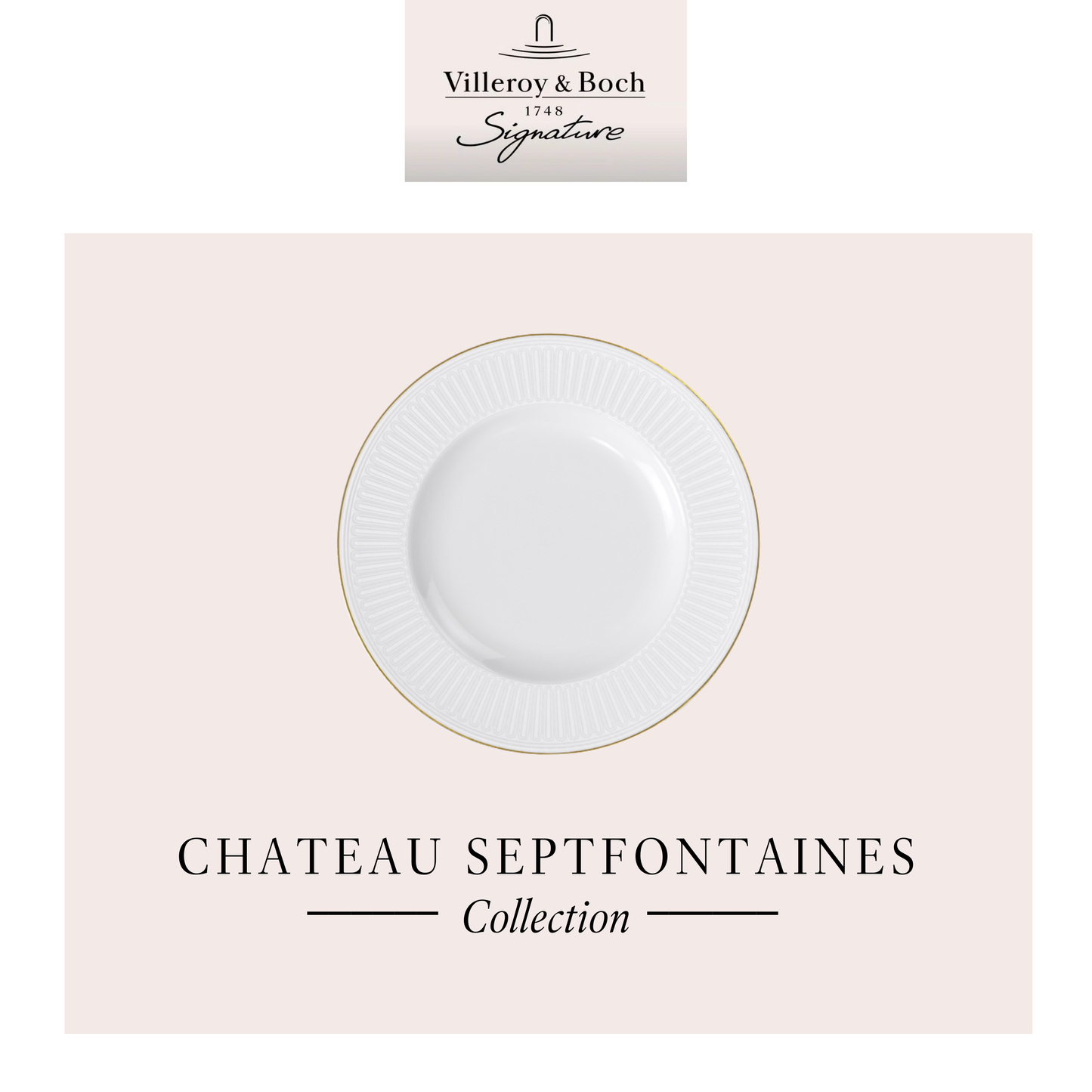Chateau Septfontaines Dinner plate