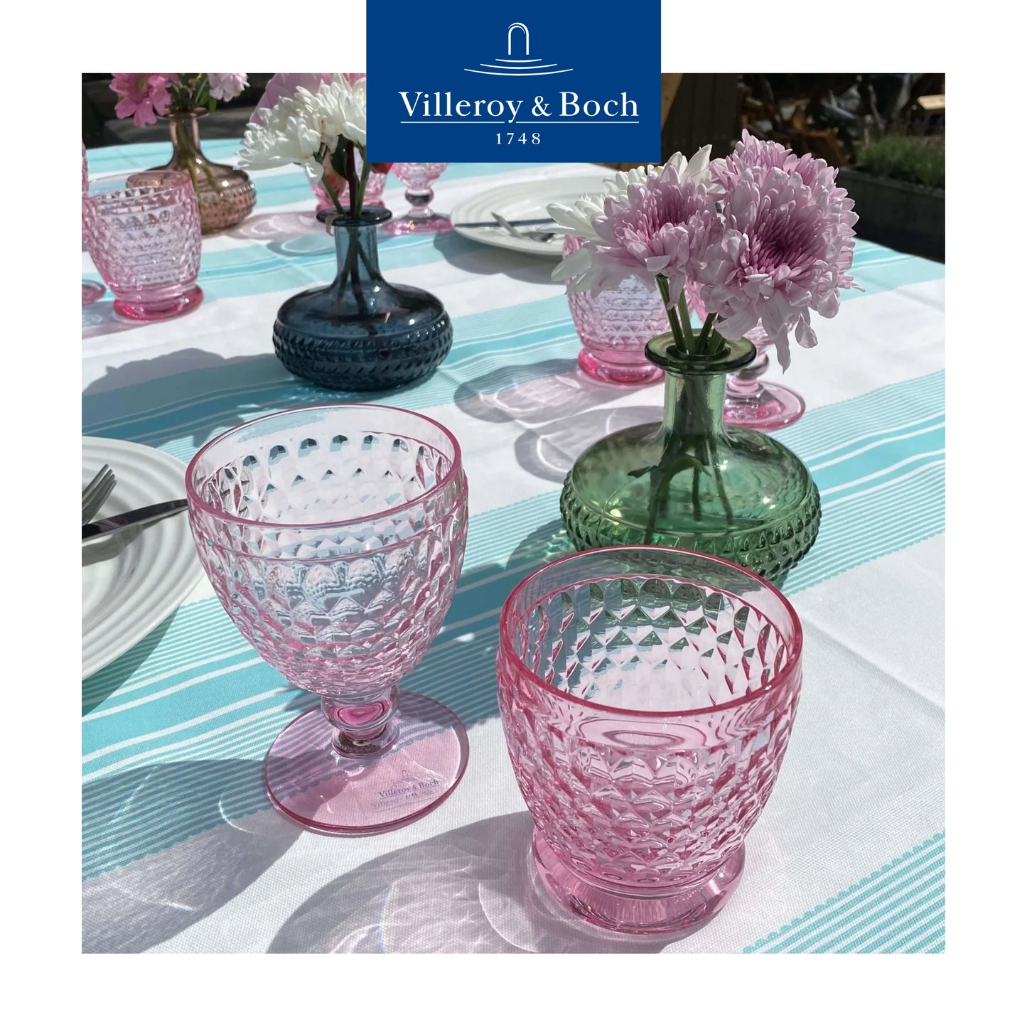 Water Goblet Rose, Box of 4