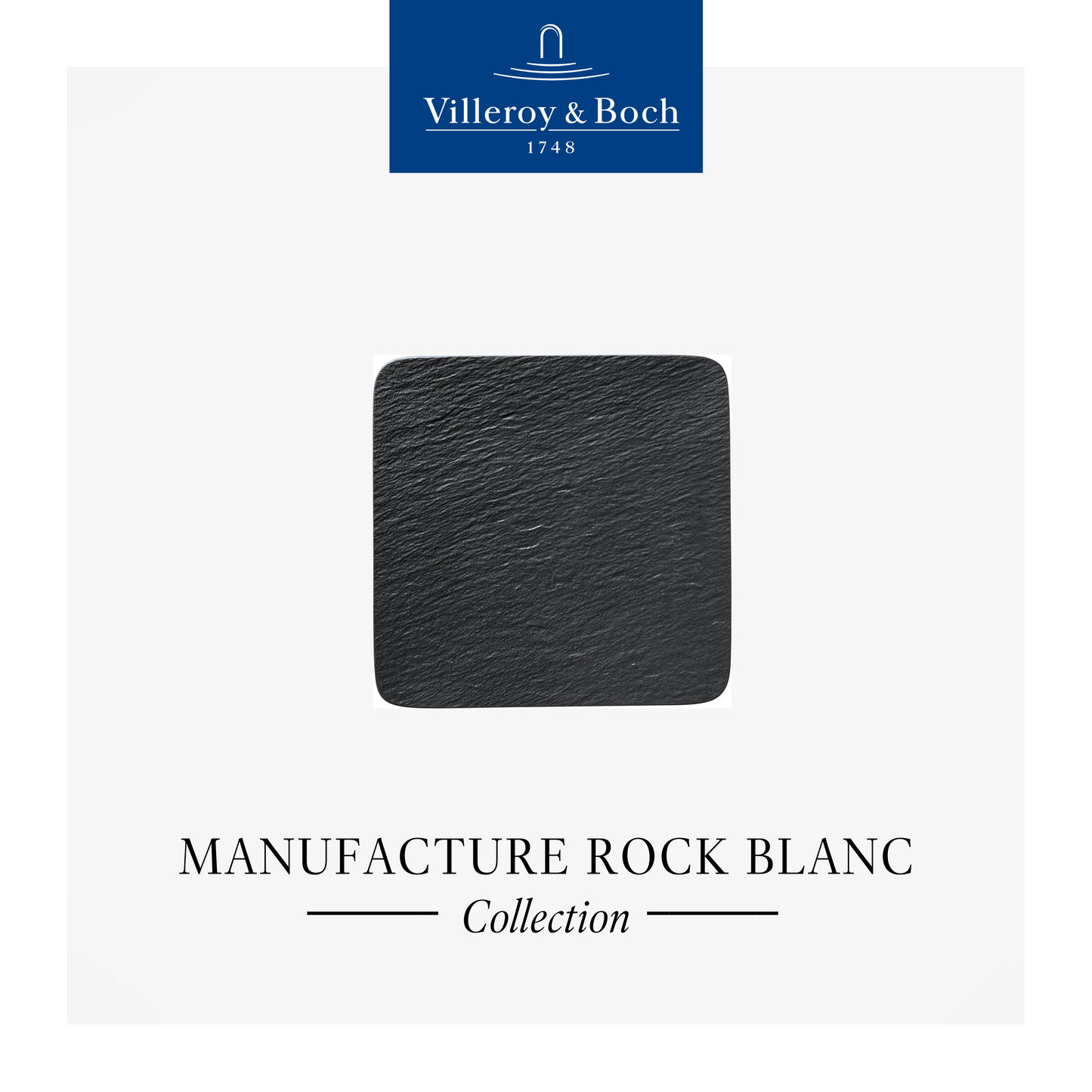 Manufacture Rock Square serving/gourmet plate