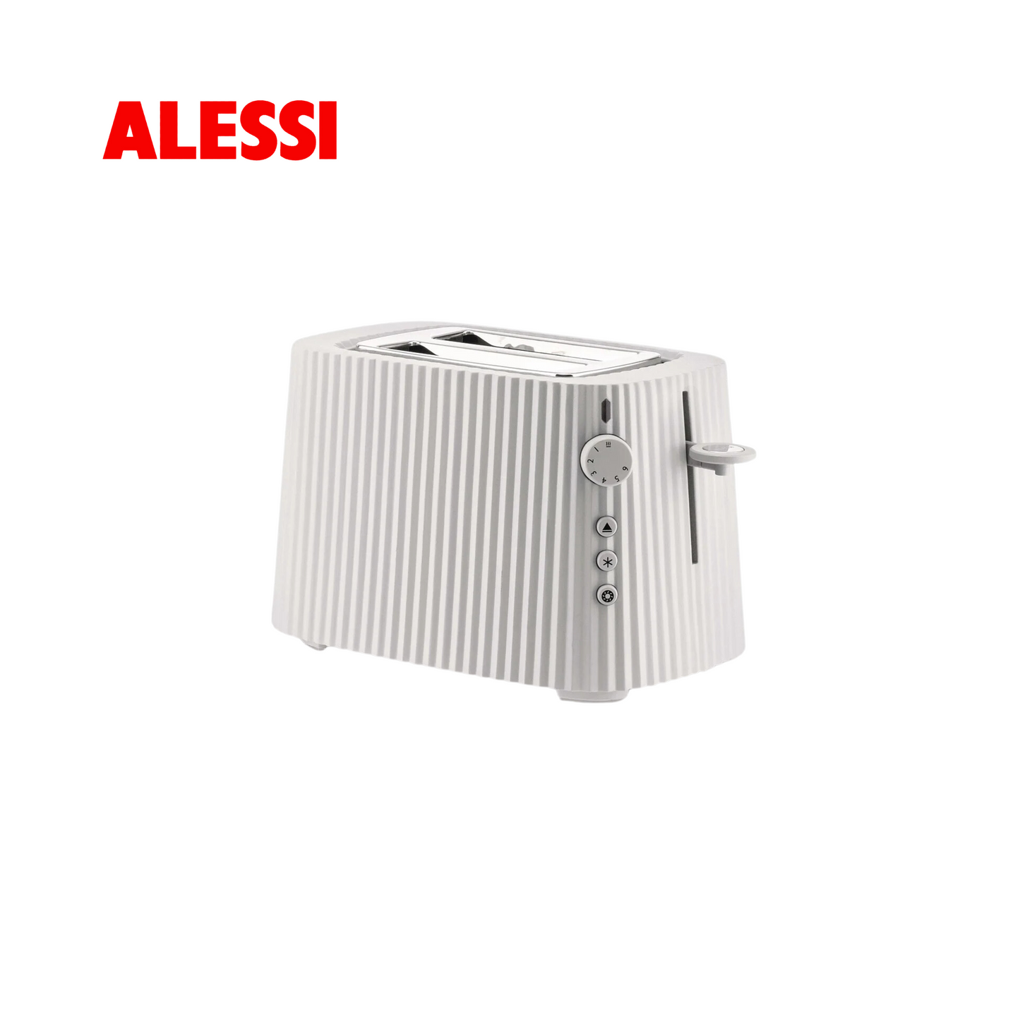 Plissé Toaster, White