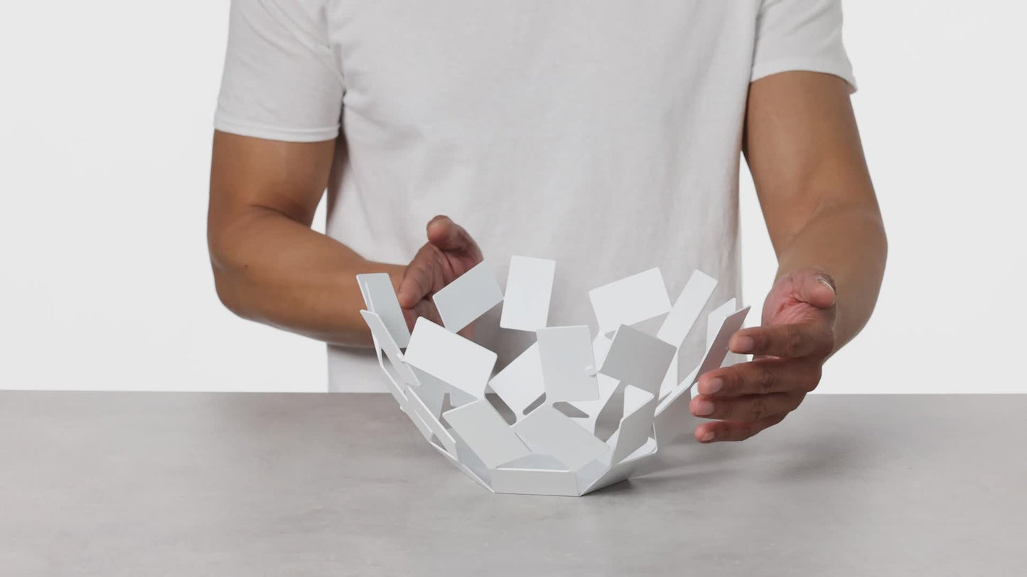 La Stanza dello Scirocco basket, white ivory 27 cm