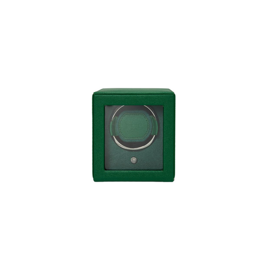 Cub Single Watch Winder With Cover, Green