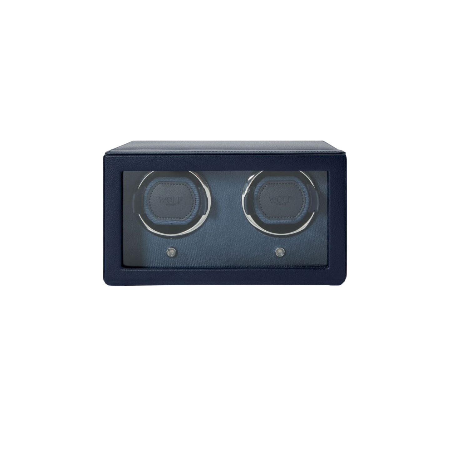 Cub Double Watch Winder with Cover, Navy