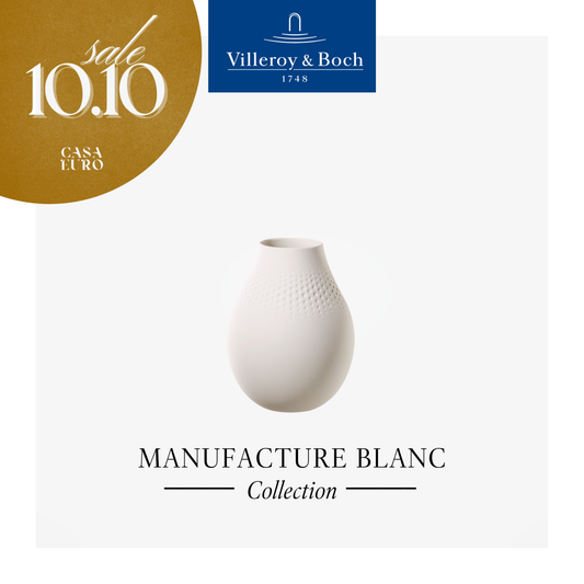 Manufacture Collier Blanc Vase Perle tall 20cm