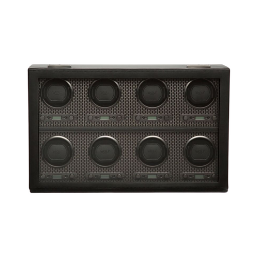 Axis 8 Piece Watch Winder, Powder Coat