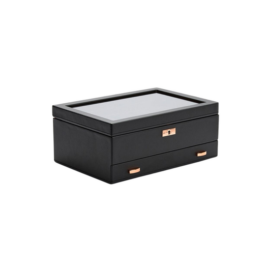 Axis 10 piece Watch Box with Drawer, Copper