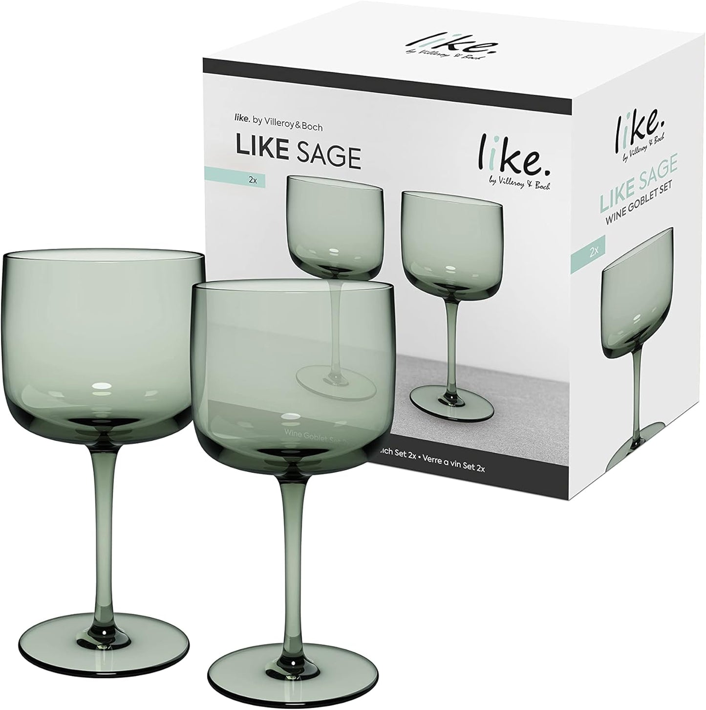 Like Clay Wine Goblet Set of 2