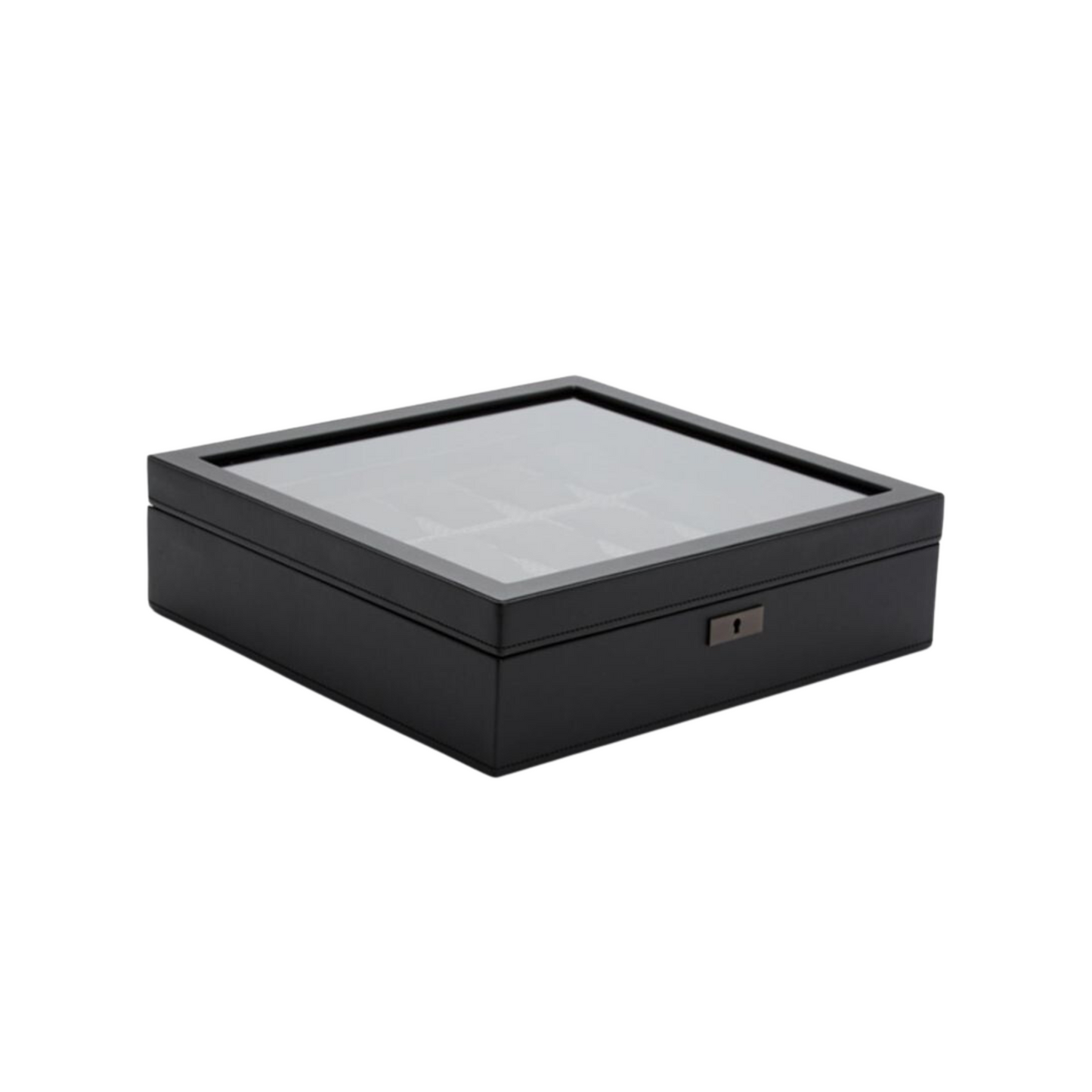 Axis 10 Piece Watch Box, Powder Coat