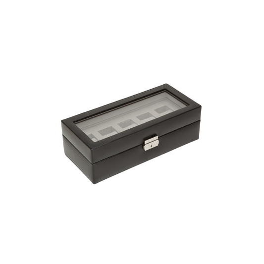 Heritage 5 Piece Watch Box, Black