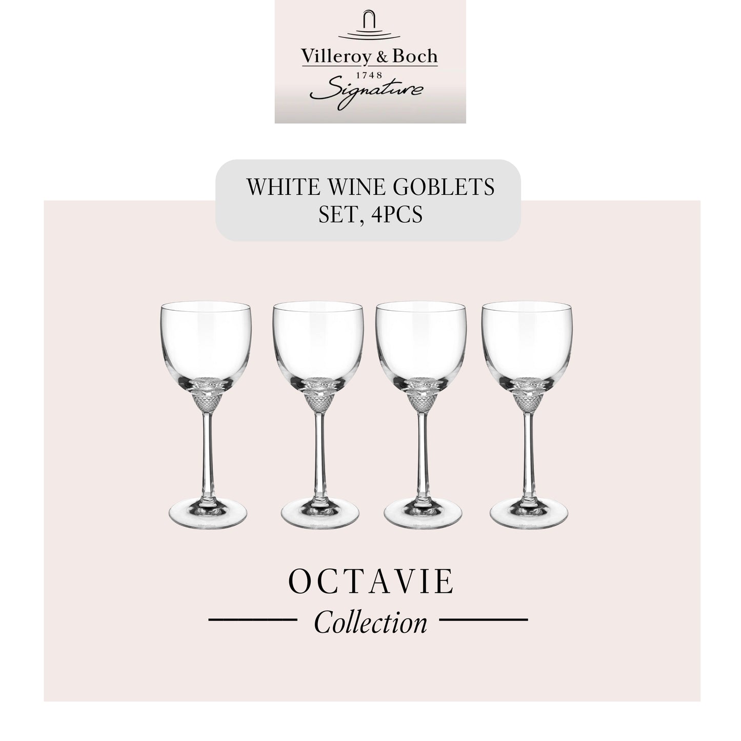 Octavie White Wine glass  x4