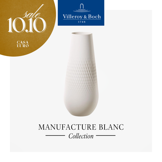 Manufacture Collier Blanc Carré vase 26cm