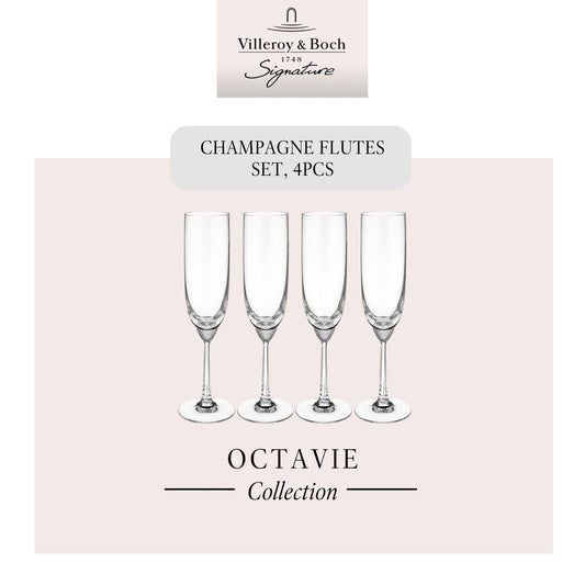 Octavie Champagne flute   x4