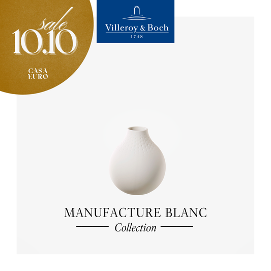 Manufacture Collier Blanc Perle vase 12cm