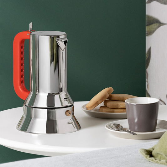 9090 Manico Forato Espresso Coffee Maker, 6 Cups