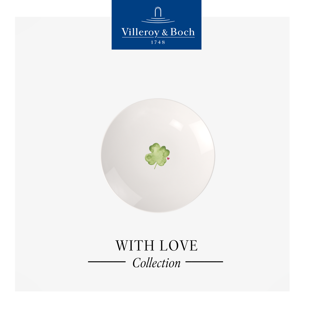 With Love Breakfast/Dessert Plate – Villeroy & Boch | Casa Euro Philippines