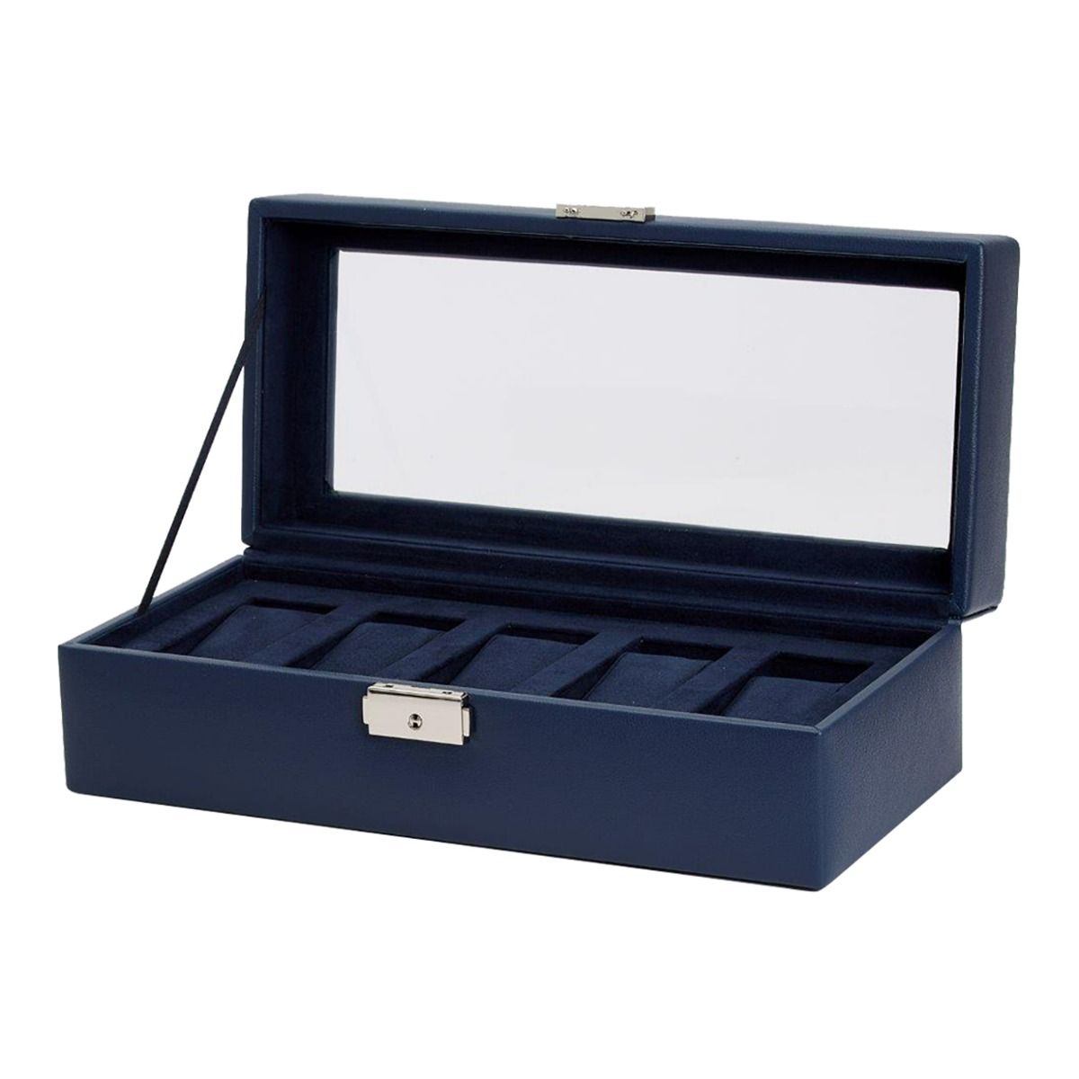 Heritage 5 Piece Watch Box, Navy