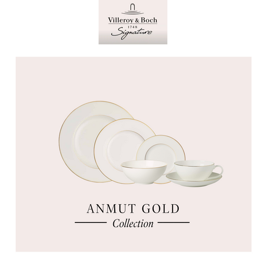 Anmut Gold Dinnerware Set