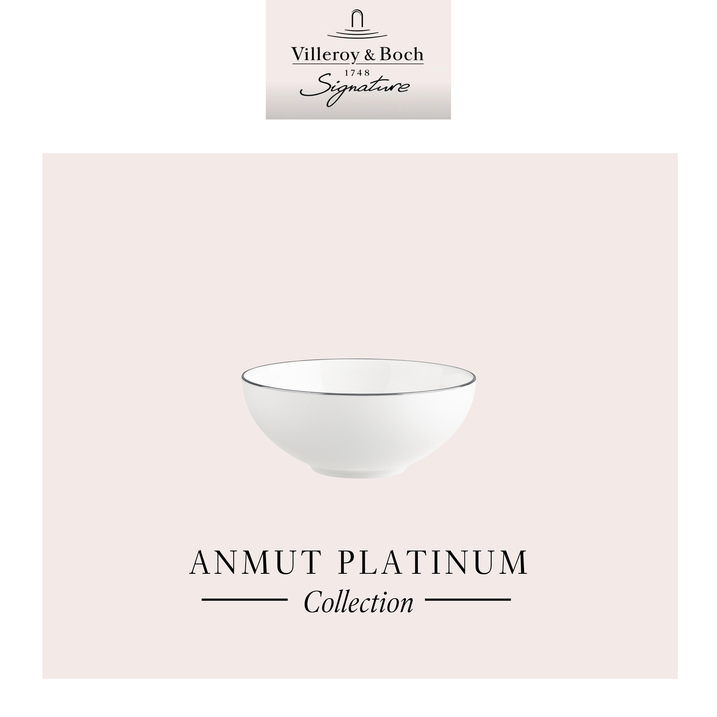 Anmut Platinum Individual bowl