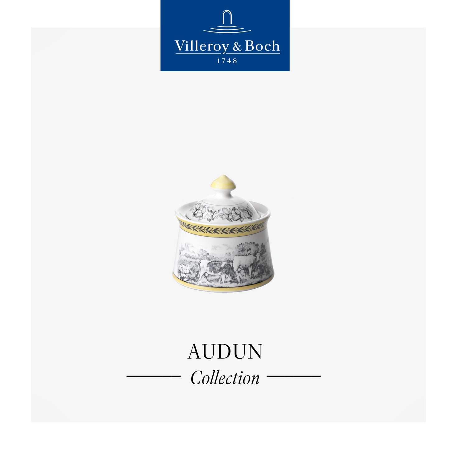 Audun Ferme Sugar bowl