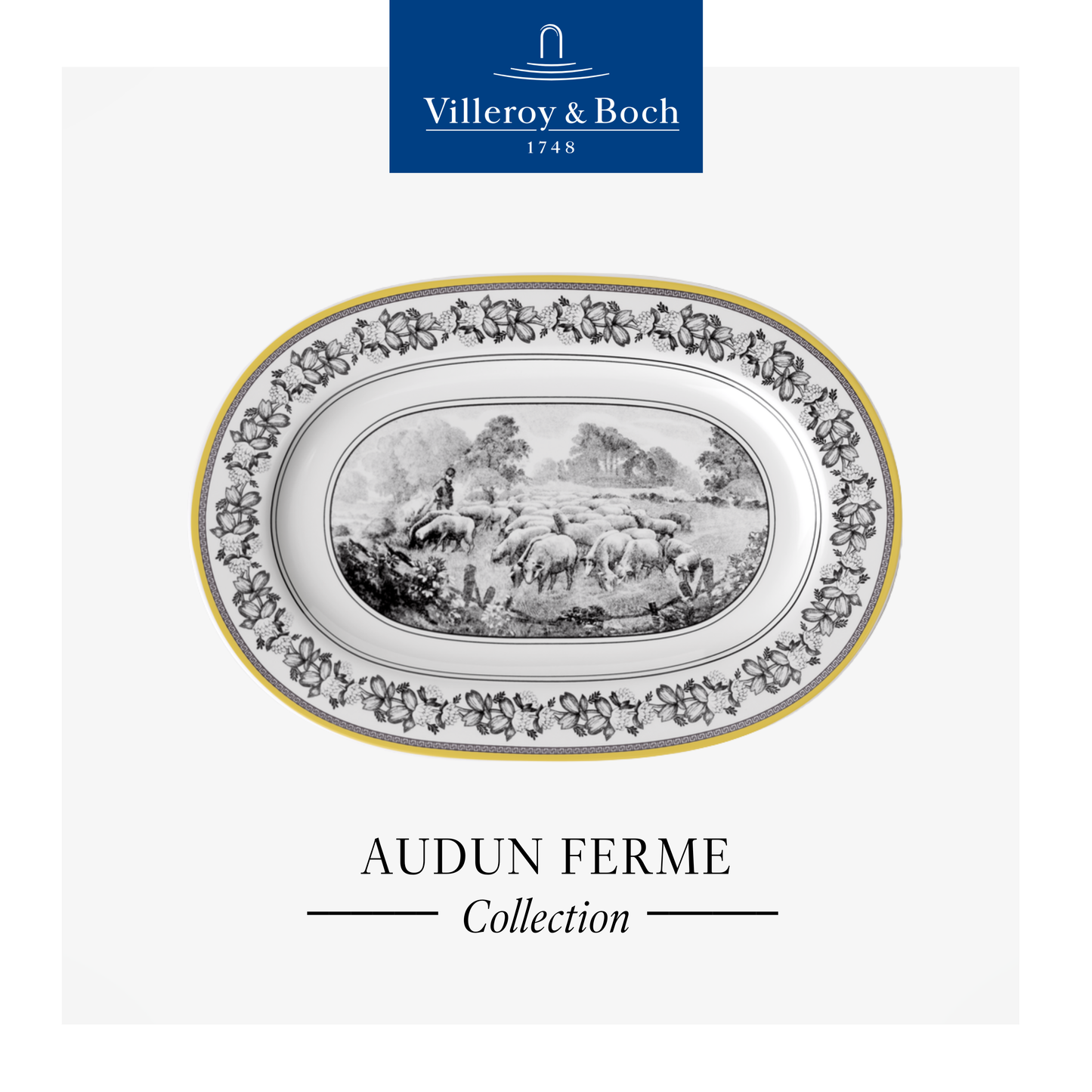 Audun Ferme Oval platter