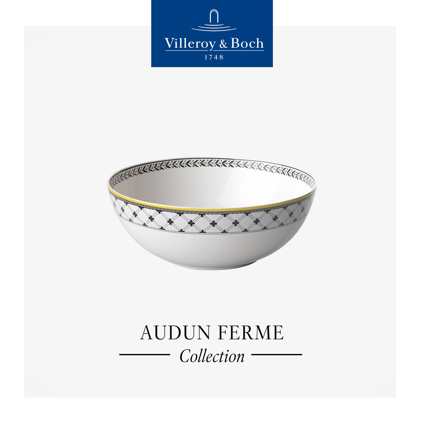 Audun Ferme Salad Serving Bowl