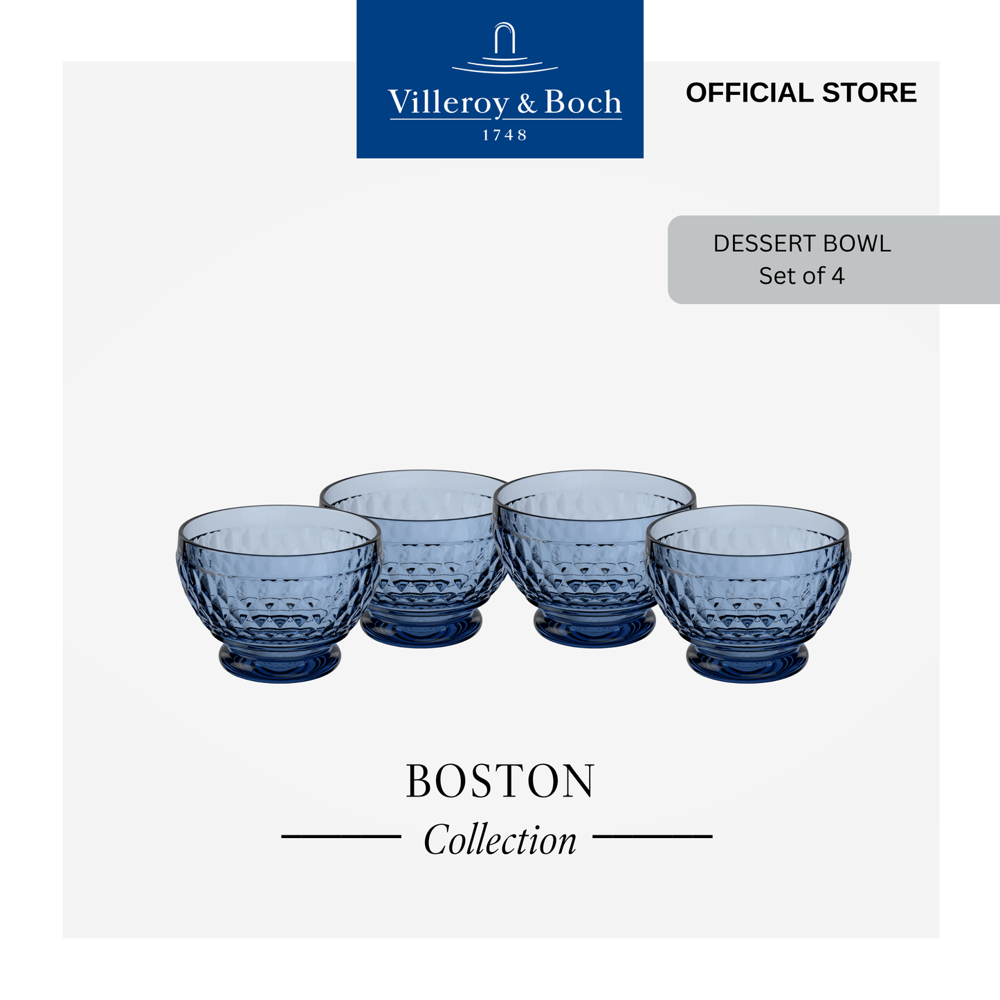 Boston Coupe/Dessert Bowl, Box of 4