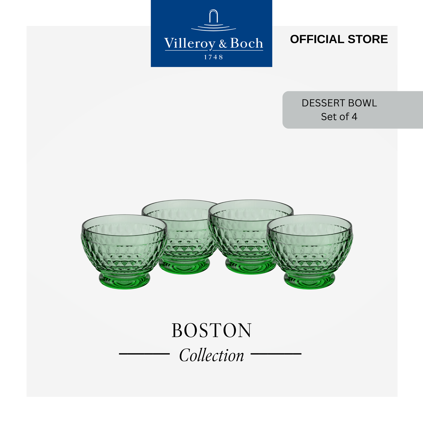 Boston Coupe/Dessert Bowl, Box of 4