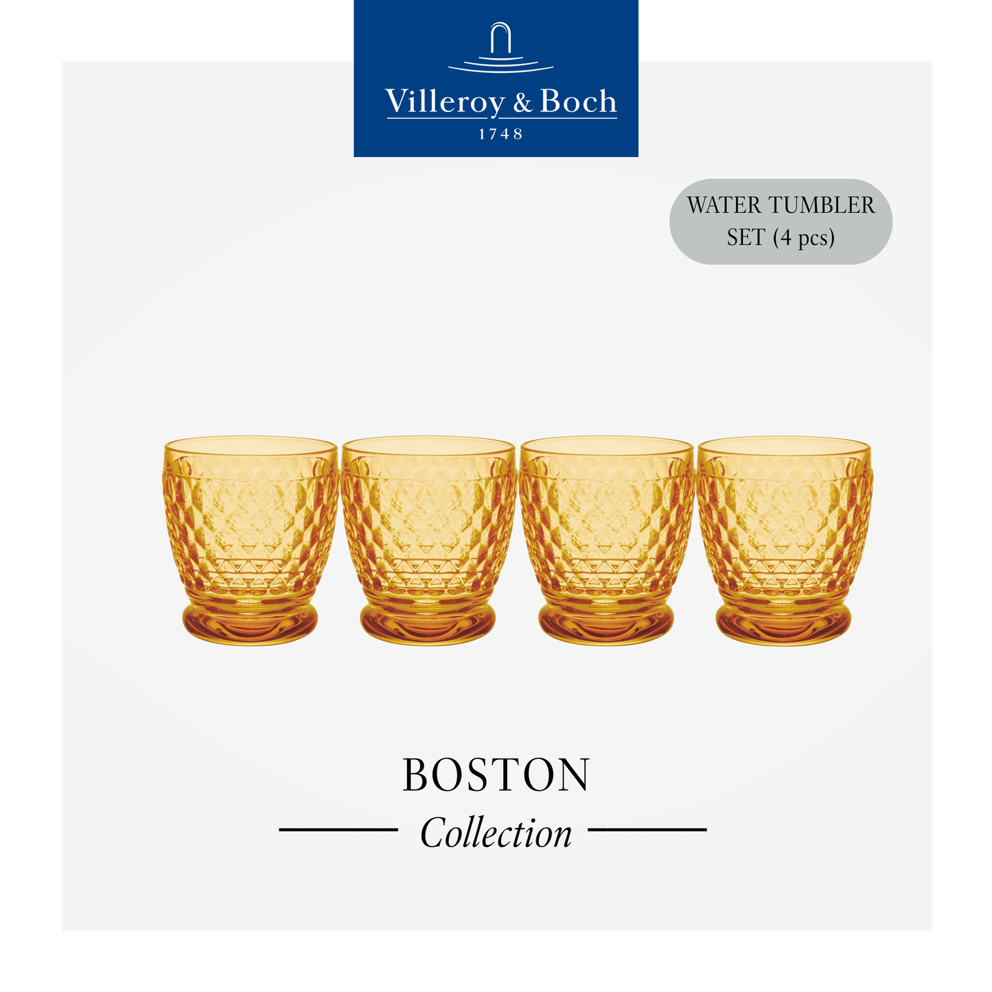 Boston Tumbler, Box of 4