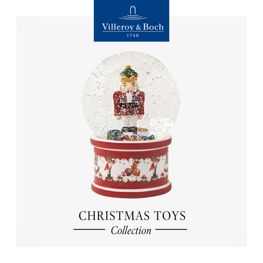 Christmas Toys Snow Globe large, Nutcracker