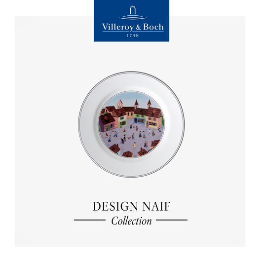 Design Naif Salad plate Village